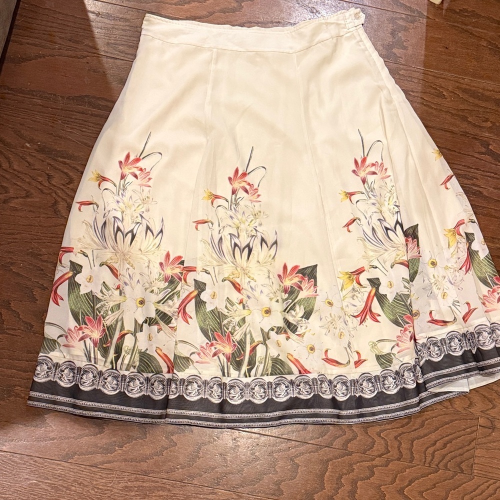 Soft Surroundings Spring Meadows midi skirt, XL - Picture 2 of 8